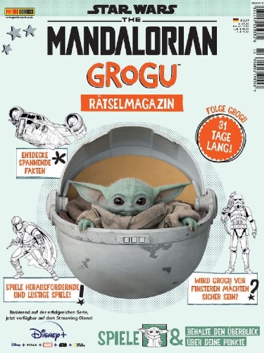 Buchcover und Innenansicht für das Buch: Star Wars The Mandalorian: Grogu