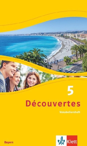 Buchcover und Innenansicht für das Buch: Découvertes 5. Vokabellernheft 5. Lernjahr. Ausgabe Bayern