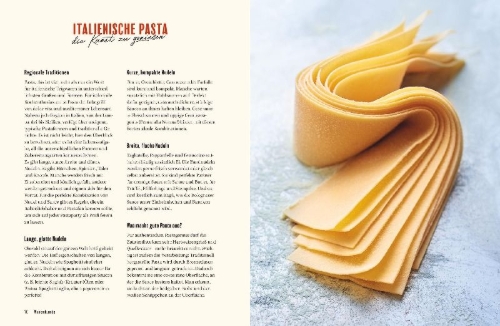 Buchcover und Innenansicht für das Buch: Polettos Pasta Passione