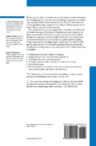 Buchcover und Innenansicht für das Buch: Interferometry and Synthesis in Radio Astronomy