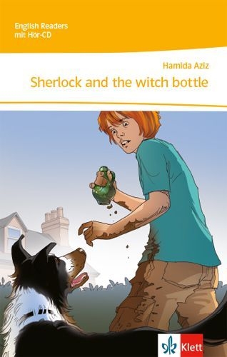 Buchcover und Innenansicht für das Buch: The witch bottle. Lektüre mit Audio-CD 2. Lernjahr