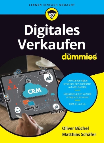 Buchcover und Innenansicht für das Buch: Digitales Verkaufen für Dummies