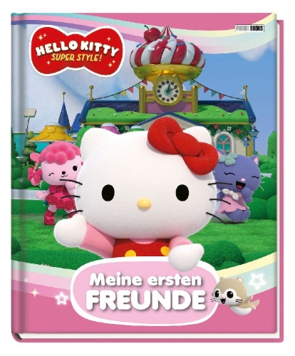Buchcover und Innenansicht für das Buch: Hello Kitty: Super Style!: Meine ersten Freunde