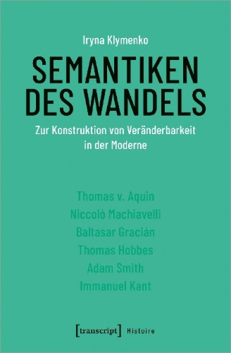 Buchcover und Innenansicht für das Buch: Semantiken des Wandels
