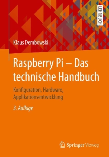 Buchcover und Innenansicht für das Buch: Raspberry Pi - Das Handbuch