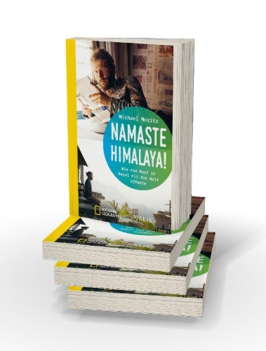 Buchcover und Innenansicht für das Buch: Namaste Himalaya!