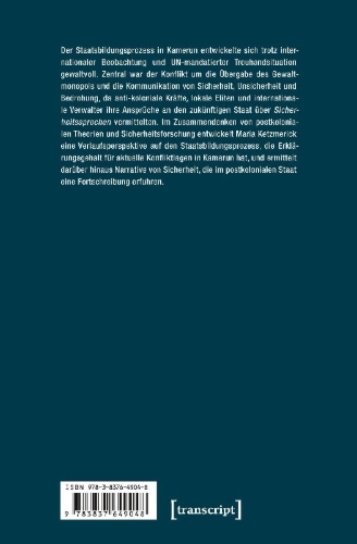Buchcover und Innenansicht für das Buch: Staat, Sicherheit und Gewalt in Kamerun