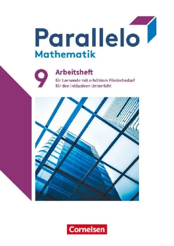 Buchcover und Innenansicht für das Buch: Parallelo 9. Schuljahr - Zu allen Ausgaben - Arbeitsheft mit Lösungen