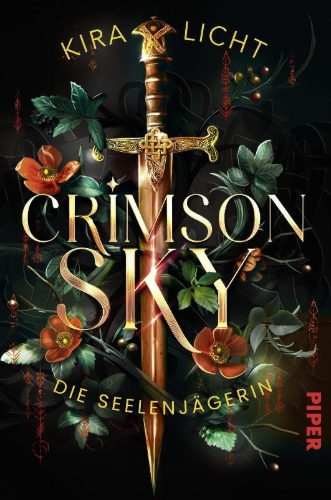 Buchcover und Innenansicht für das Buch: Crimson Sky - Die Seelenjägerin
