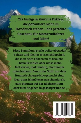 Buchcover und Innenansicht für das Buch: Unnützes Wissen für Motorrad-Klugscheißer