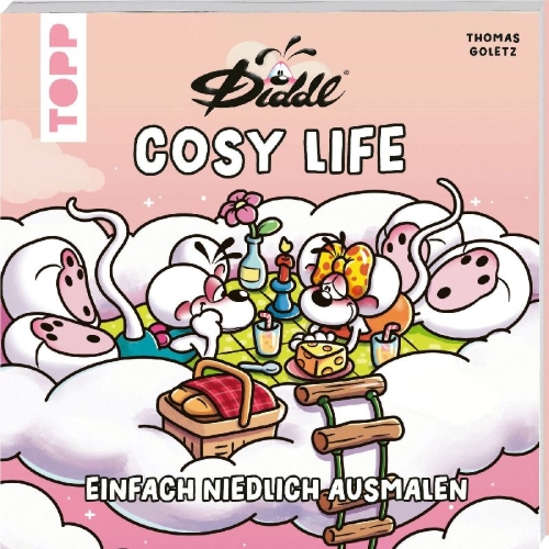 Buchcover und Innenansicht für das Buch: LA PETITE VIE COSY DE DIDDL - COSY COLORIAGE (9782036070851)