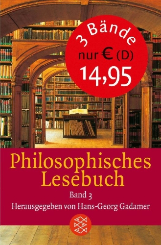 Buchcover und Innenansicht für das Buch: Philosphisches Lesebuch