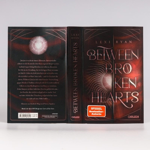 Buchcover und Innenansicht für das Buch: Between These Broken Hearts
