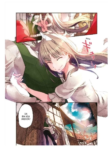 Buchcover und Innenansicht für das Buch: Spice & Wolf: Die Abenteuer von Col und Miyuri