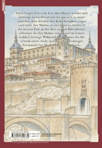 Buchcover und Innenansicht für das Buch: Arte