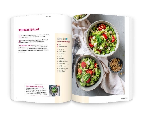 Buchcover und Innenansicht für das Buch: ZauberTopf Einfach lecker! - Grillen