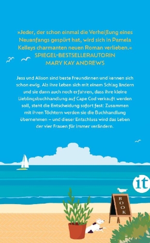 Buchcover und Innenansicht für das Buch: The Bookshop by the Bay
