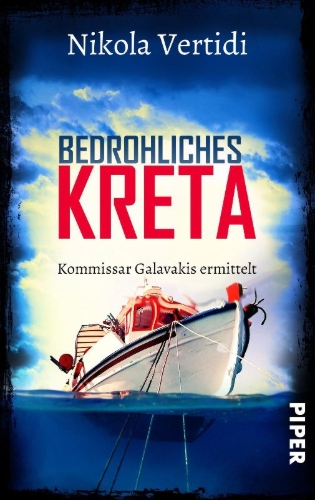 Buchcover und Innenansicht für das Buch: Bedrohliches Kreta