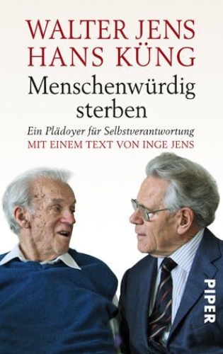 Buchcover und Innenansicht für das Buch: Menschenwürdig sterben