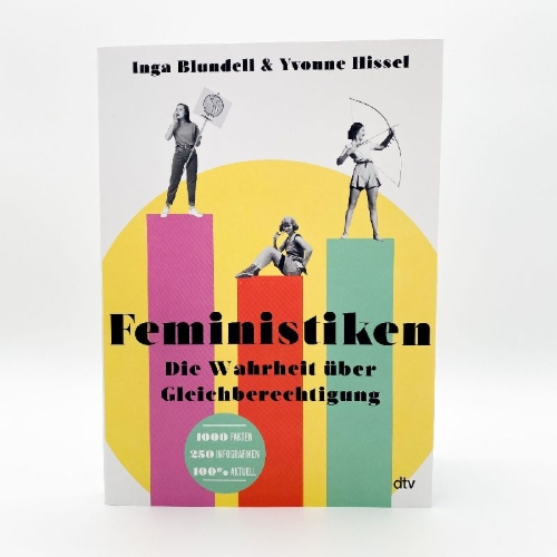 Buchcover und Innenansicht für das Buch: Feministiken