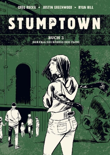Buchcover und Innenansicht für das Buch: Stumptown. Band 3