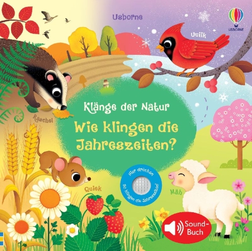 Buchcover und Innenansicht für das Buch: Klänge der Natur: Wie klingen die Jahreszeiten?