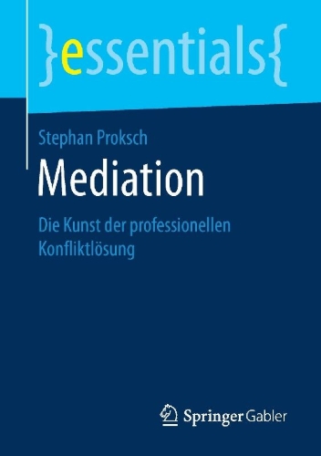 Buchcover und Innenansicht für das Buch: Mediation