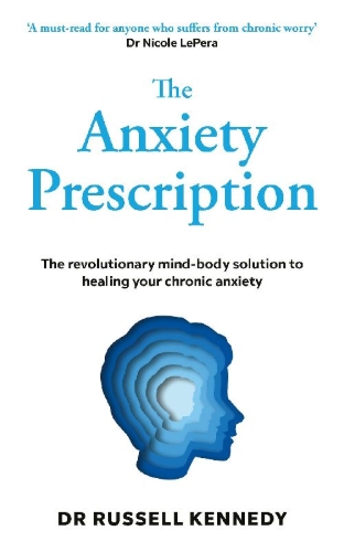 Buchcover und Innenansicht für das Buch: The Anxiety Prescription