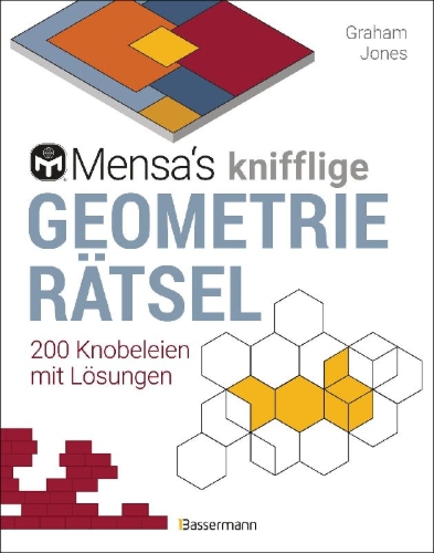 Buchcover und Innenansicht für das Buch: Mensa's most difficult Geometric Puzzlers
