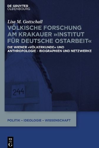 Buchcover und Innenansicht für das Buch: Völkische Forschung am Krakauer "Institut für Deutsche Ostarbeit"