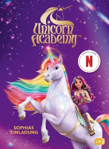 Buchcover und Innenansicht für das Buch: Unicorn Academy - Sophias Einladung