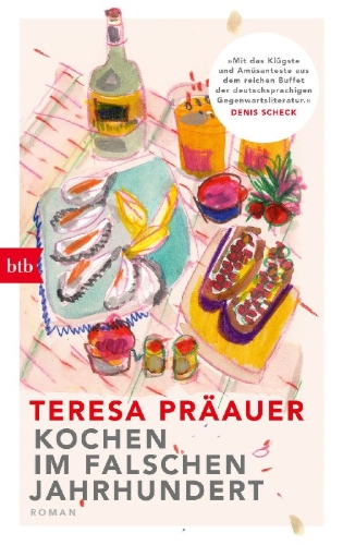 Buchcover und Innenansicht für das Buch: Kochen im falschen Jahrhundert