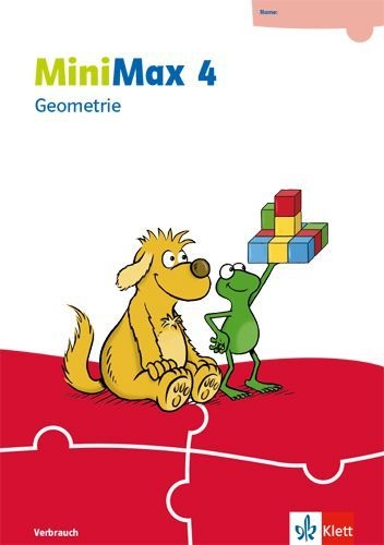 Buchcover und Innenansicht für das Buch: MiniMax 4. Themenheft Geometrie - Verbrauchsmaterial Klasse 4