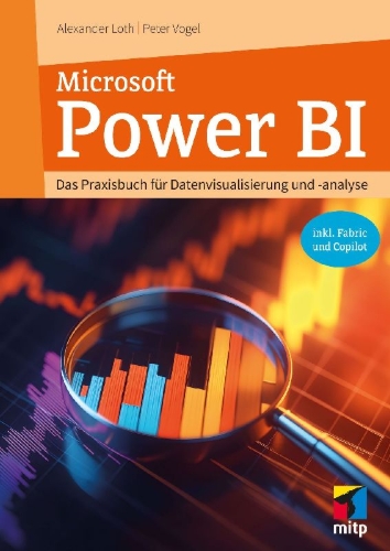 Buchcover und Innenansicht für das Buch: Microsoft Power BI