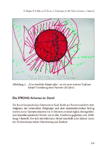 Buchcover und Innenansicht für das Buch: Kunsttherapie - Chancen und Herausforderungen der Forschung