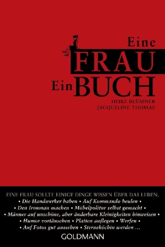 Buchcover und Innenansicht für das Buch: Eine Frau. Ein Buch.