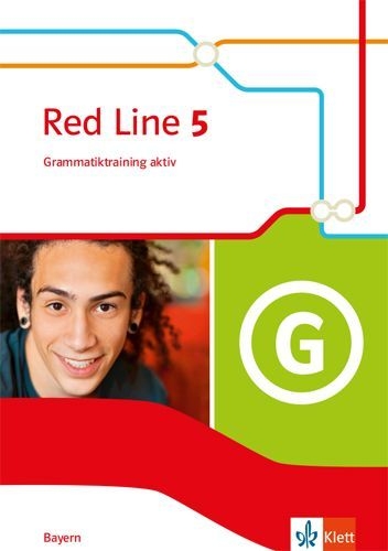 Buchcover und Innenansicht für das Buch: Red Line 5. Grammatiktraining aktiv Klasse 9. Ausgabe Bayern
