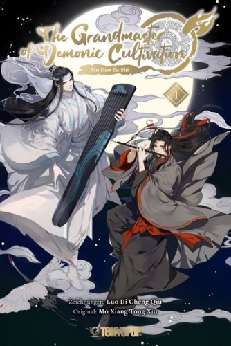 Buchcover und Innenansicht für das Buch: The Grandmaster of Demonic Cultivation - Mo Dao Zu Shi 01 (Manhua)