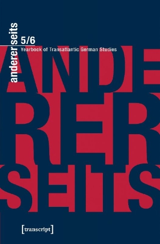 Buchcover und Innenansicht für das Buch: andererseits - Yearbook of Transatlantic German Studies
