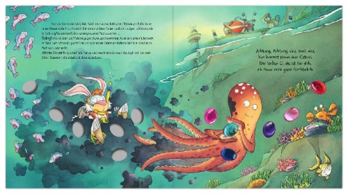 Buchcover und Innenansicht für das Buch: Frohe Ostern, Tobi Tollpatsch!