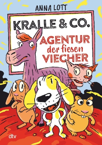 Buchcover und Innenansicht für das Buch: Kralle & Co. - Agentur der fiesen Viecher