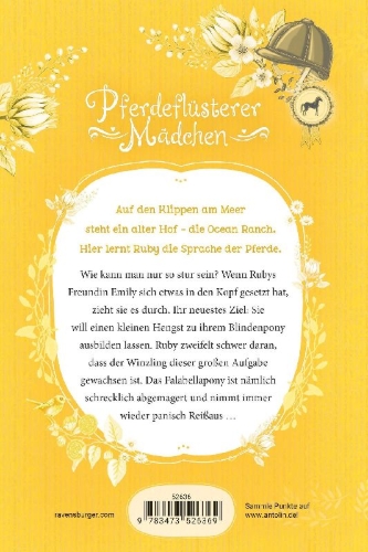 Buchcover und Innenansicht für das Buch: Pferdeflüsterer-Mädchen, Band 4 - Das kleine Wunder