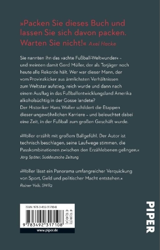 Buchcover und Innenansicht für das Buch: Gerd Müller: oder Wie das große Geld in den Fußball kam