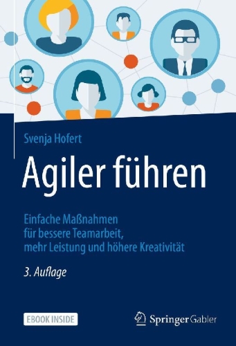 Buchcover und Innenansicht für das Buch: Agiler führen