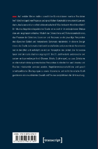 Buchcover und Innenansicht für das Buch: Diskurskonstruktionen und Selbst