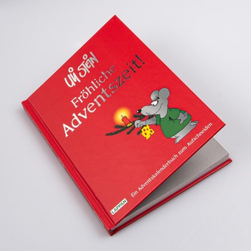 Buchcover und Innenansicht für das Buch: Fröhliche Adventszeit!