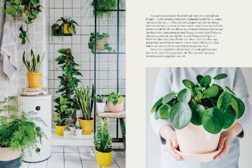 Buchcover und Innenansicht für das Buch: The Unkillables. 40 resilient houseplants for new plant parents
