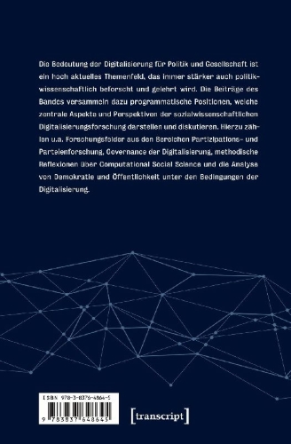 Buchcover und Innenansicht für das Buch: Politik in der digitalen Gesellschaft