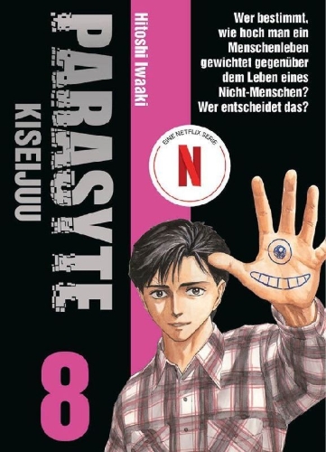 Buchcover und Innenansicht für das Buch: Parasyte - Kiseijuu