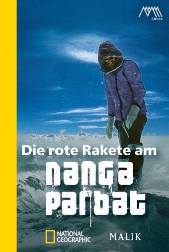 Buchcover und Innenansicht für das Buch: Die rote Rakete am Nanga Parbat